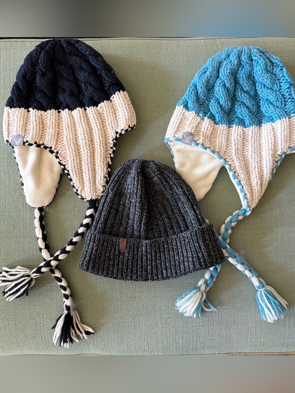 Three American Eagle Winter Hats Excellent Condition Selling Together As A Set